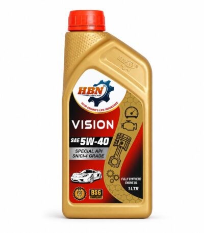 HBN Vision 5W40 fully synthetic engine oil 1L for passenger cars and turbo engine protection