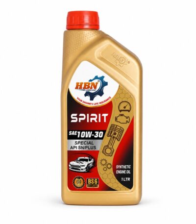 HBN Spirit 10W30 Fully Synthetic Engine Oil ISO BS6 Certified