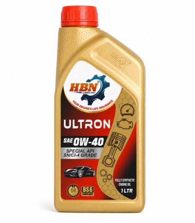 HBN Ultron 0W40 fully synthetic engine oil 1L for passenger cars and engine protection