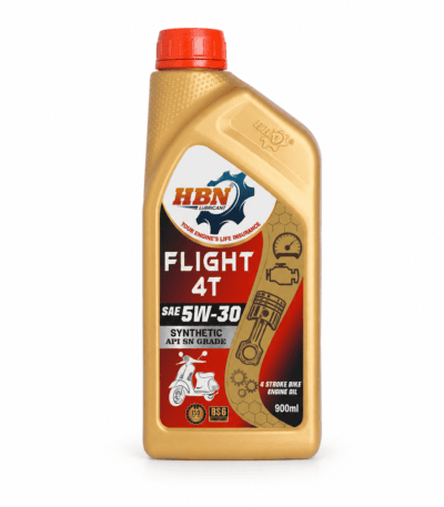 HBN Flight 4T 5W30 API-SN 900ml synthetic motorcycle engine oil for cold-start protection