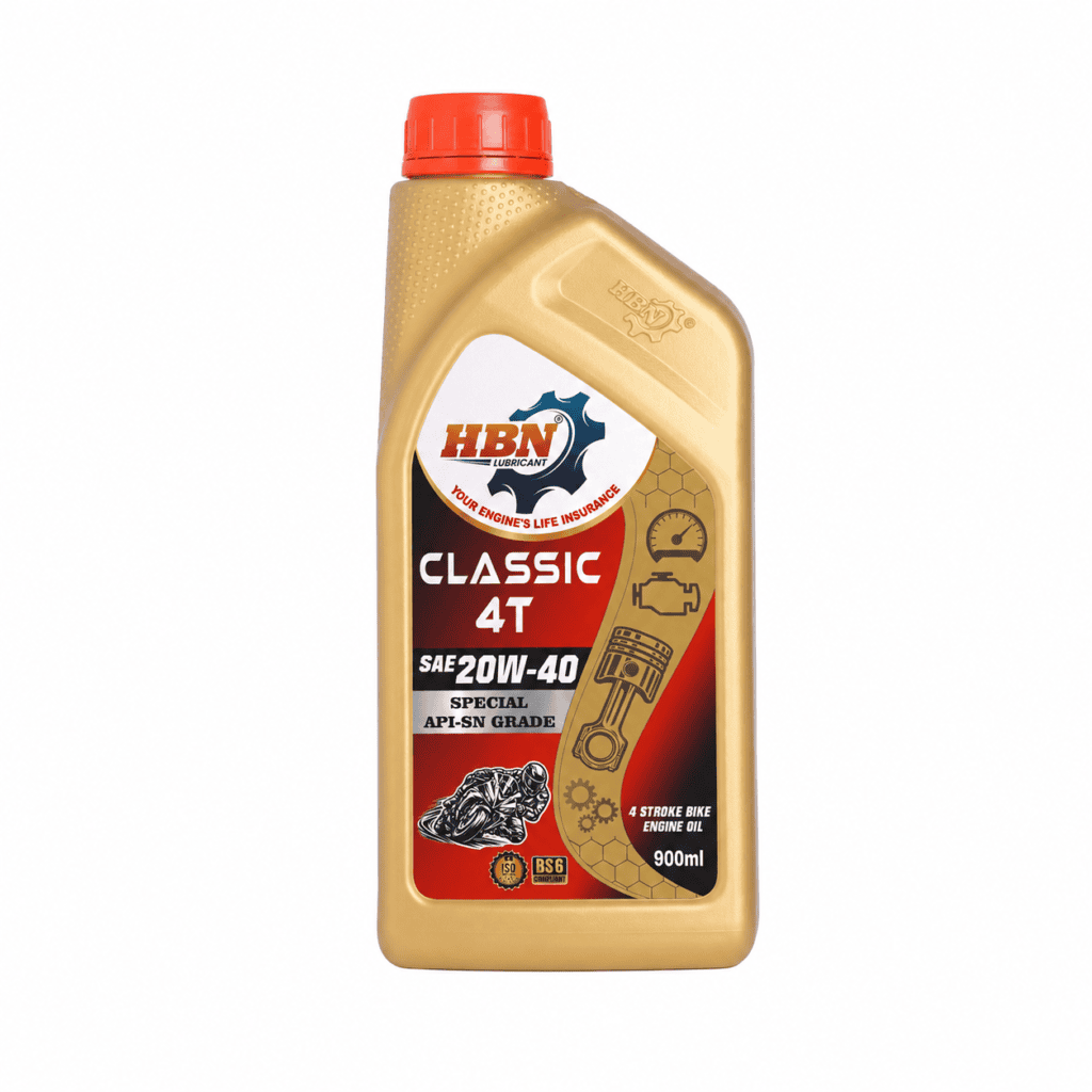 HBN Classic 4T 20W40 API-SN 900ml motorcycle engine oil for engine wear protection