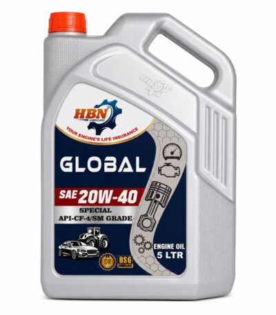 HBN Global 20W40 Multi-Grade Commercial Engine Oil API CF-4/SM BS6