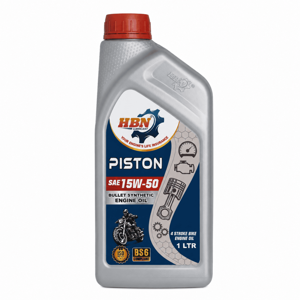 HBN Piston 15W50 API-SN 1L 4T cruiser motorcycle engine oil for high-temperature protection