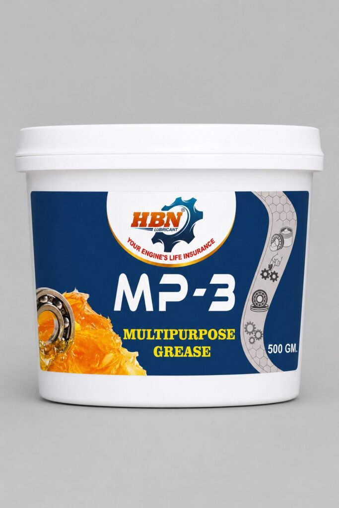 HBN Multi Purpose Grease MP-3 Industrial Lubricant Tub 500GM