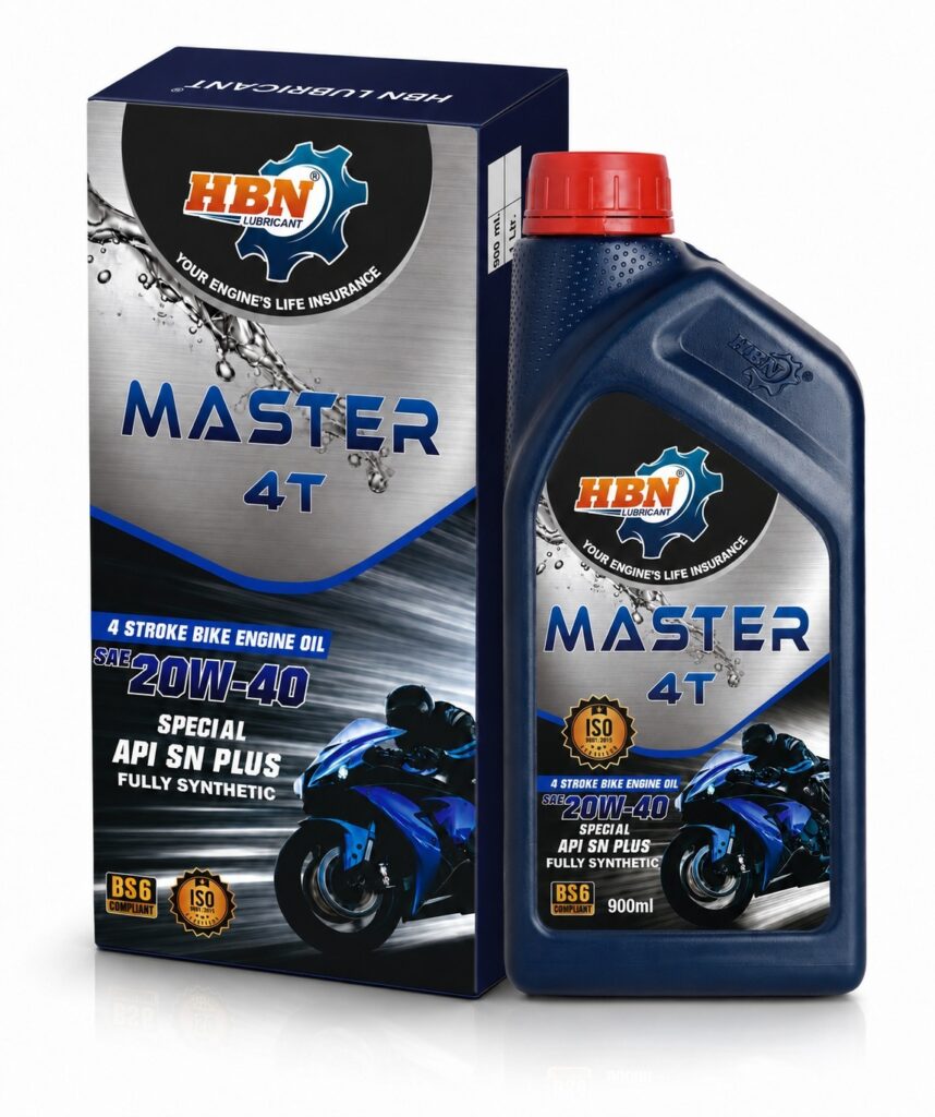 HBN Master 4T 20W40 API-SN Plus 900ml fully synthetic motorcycle engine oil