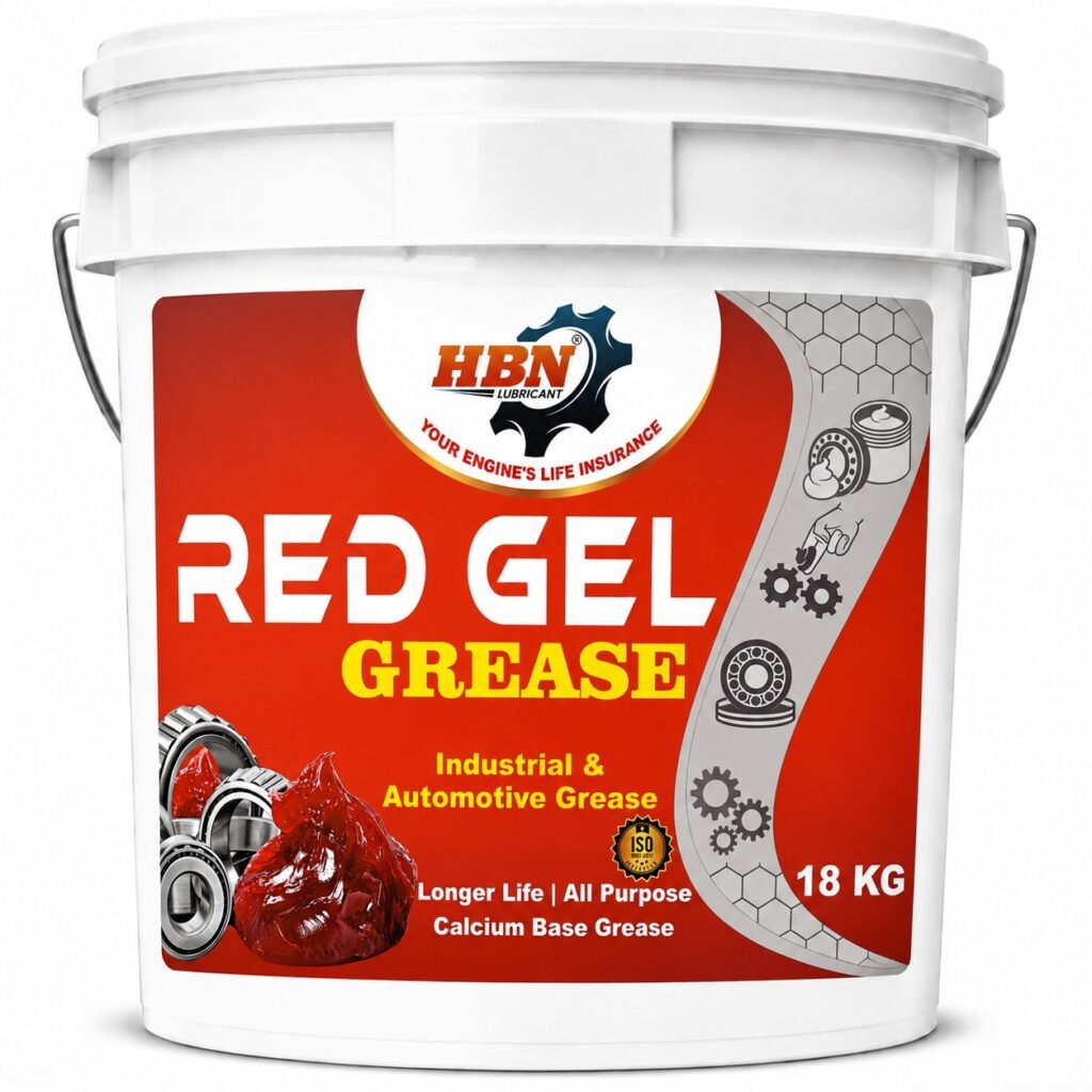 HBN Red Gel Calcium High Temperature Grease Wheel Bearing Protection